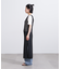 メッシュレイヤードニットワンピース