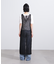 メッシュレイヤードニットワンピース