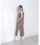 メッシュレイヤードニットワンピース