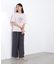 ツータックワイドパンツ