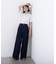 ライトオンスワイドデニムパンツ