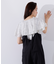 ラッフルドットブラウス