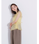 バックリボンシアーブラウス