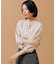 ラッフルカラーストライプブラウス《イエローストライプ：official site・ルミネエスト新宿限定》