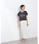 クロップドカレッジロゴTシャツ