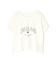 クロップドカレッジロゴTシャツ