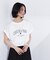 クロップドカレッジロゴTシャツ