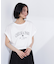 クロップドカレッジロゴTシャツ