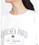 クロップドカレッジロゴTシャツ