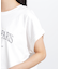 クロップドカレッジロゴTシャツ
