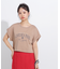 クロップドカレッジロゴTシャツ
