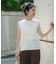 メタルプレートノースリーブカットソー