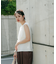 メタルプレートノースリーブカットソー