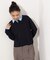 シャツレイヤード風ニット