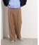 ツィーディーワンタックストレートパンツ