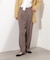 ツィーディーワンタックストレートパンツ
