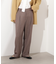 ツィーディーワンタックストレートパンツ