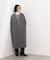 カラーレスロングコート