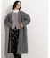 カラーレスロングコート