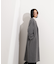 カラーレスロングコート