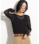 クルーネックレースカットソー《WEB限定商品》
