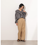 ツータックツイルパンツ