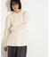 襟付きペプラムニット