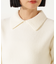 襟付きペプラムニット