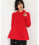 襟付きペプラムニット
