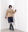 フレンチロゴジャガードニット