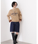 フレンチロゴジャガードニット