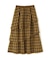 ランダムティアードチェックスカート