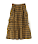ランダムティアードチェックスカート