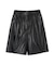 フェイクレザーハーフパンツ
