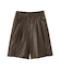 フェイクレザーハーフパンツ