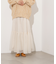 オーガンジーティアードスカート