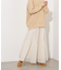 オーガンジーティアードスカート