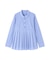 プリーツペプラムブラウス