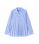 プリーツペプラムブラウス