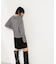 開襟ボクシーニット