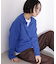 開襟ボクシーニット