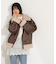 フェイクムートンボアブルゾン