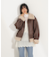 フェイクムートンボアブルゾン