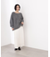 バックシャンボクシーニット