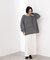 バックシャンボクシーニット