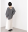 バックシャンボクシーニット
