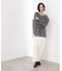 バックシャンボクシーニット