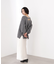 バックシャンボクシーニット