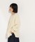 バックシャンボクシーニット