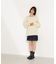 バックシャンボクシーニット